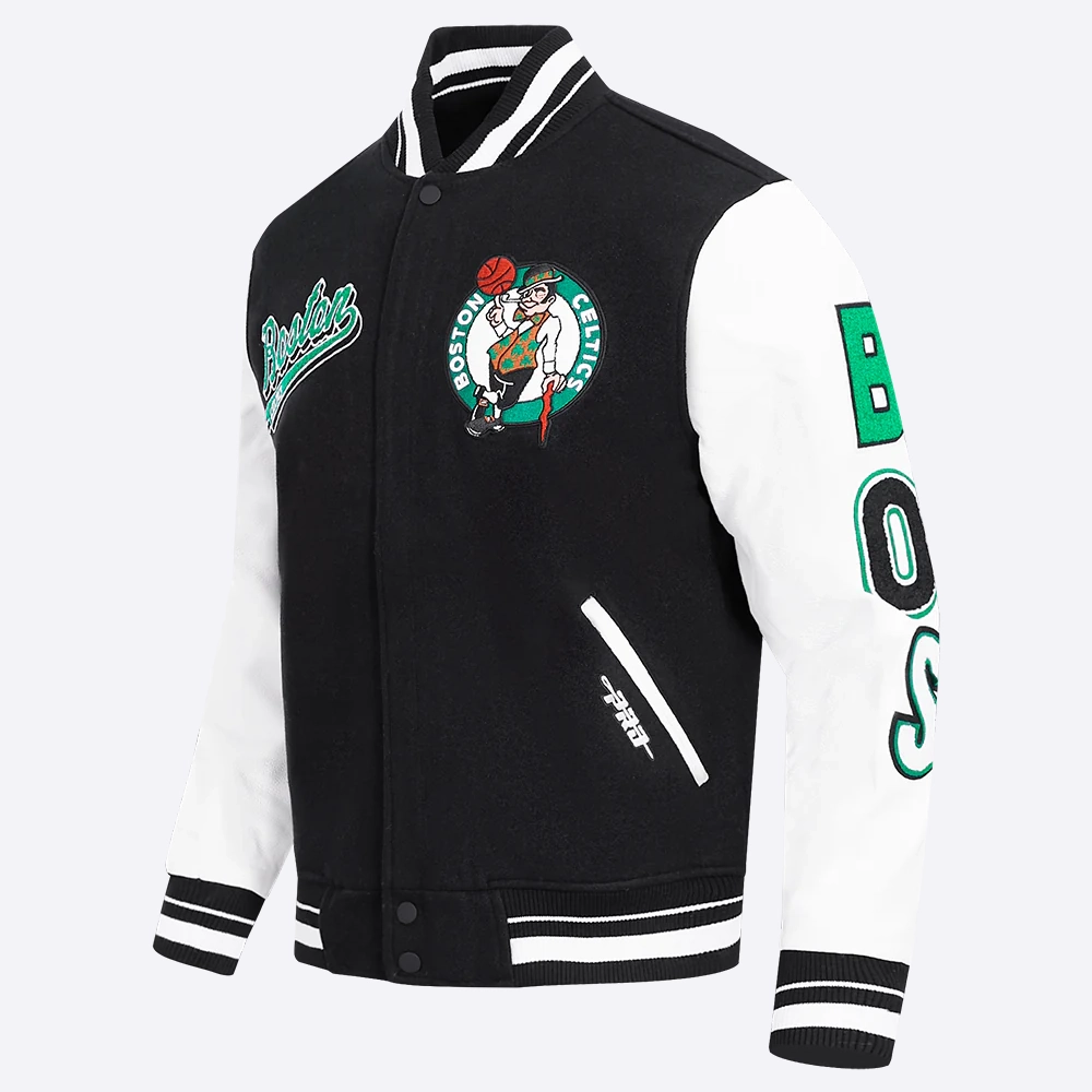 Boston-Celtics-Script-Tail-Black-And-White-Varsity-Jacket-1