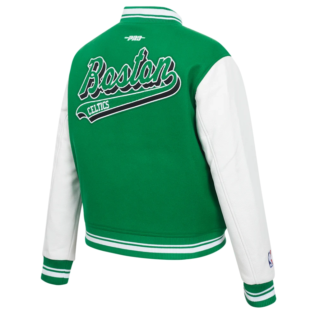 Boston-Celtics-Script-Tail-Womens-Wool-Leather-Varsity-Jacket-Green_White-3
