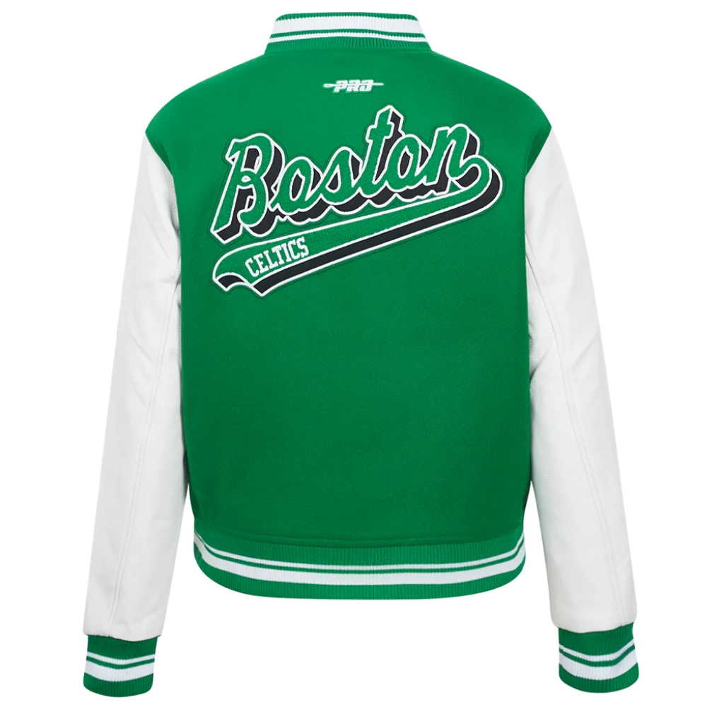 Boston-Celtics-Script-Tail-Womens-Wool-Leather-Varsity-Jacket-Green_White-4