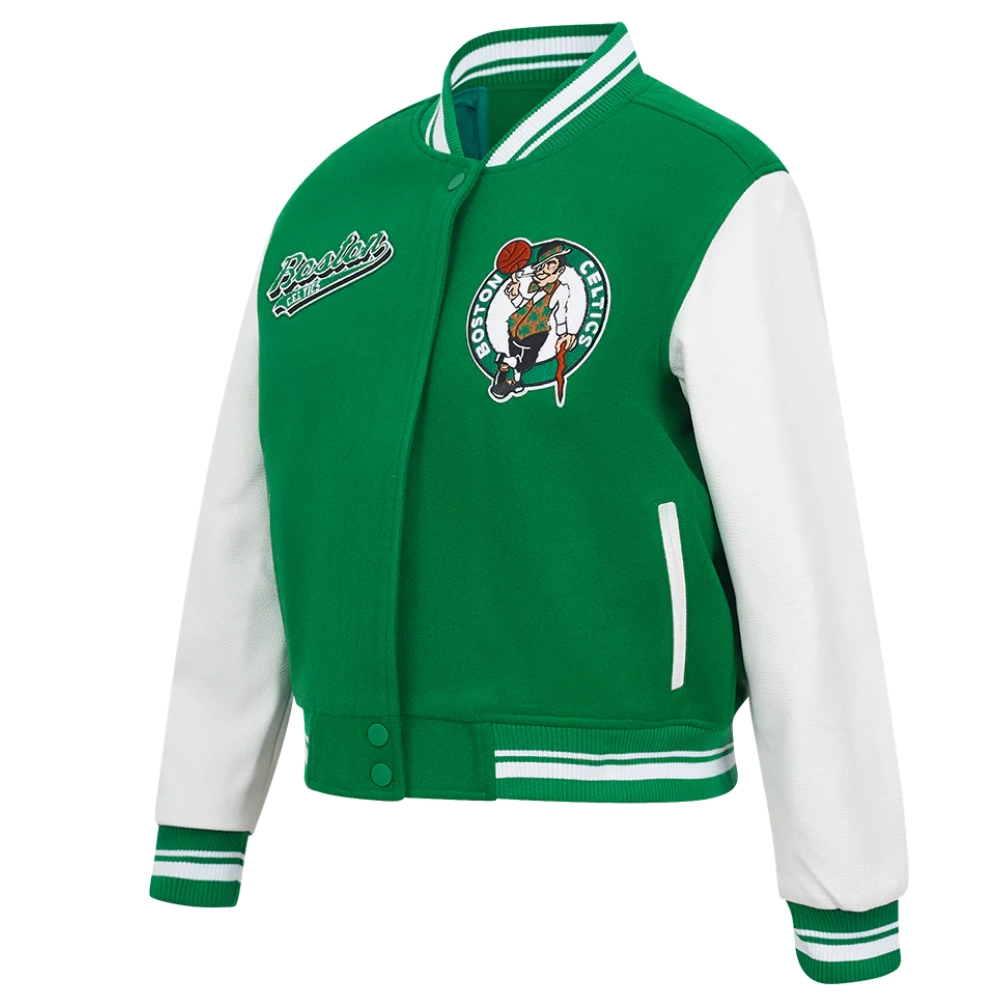 Boston-Celtics-Script-Tail-Womens-Wool-Leather-Varsity-Jacket-Green_White-5