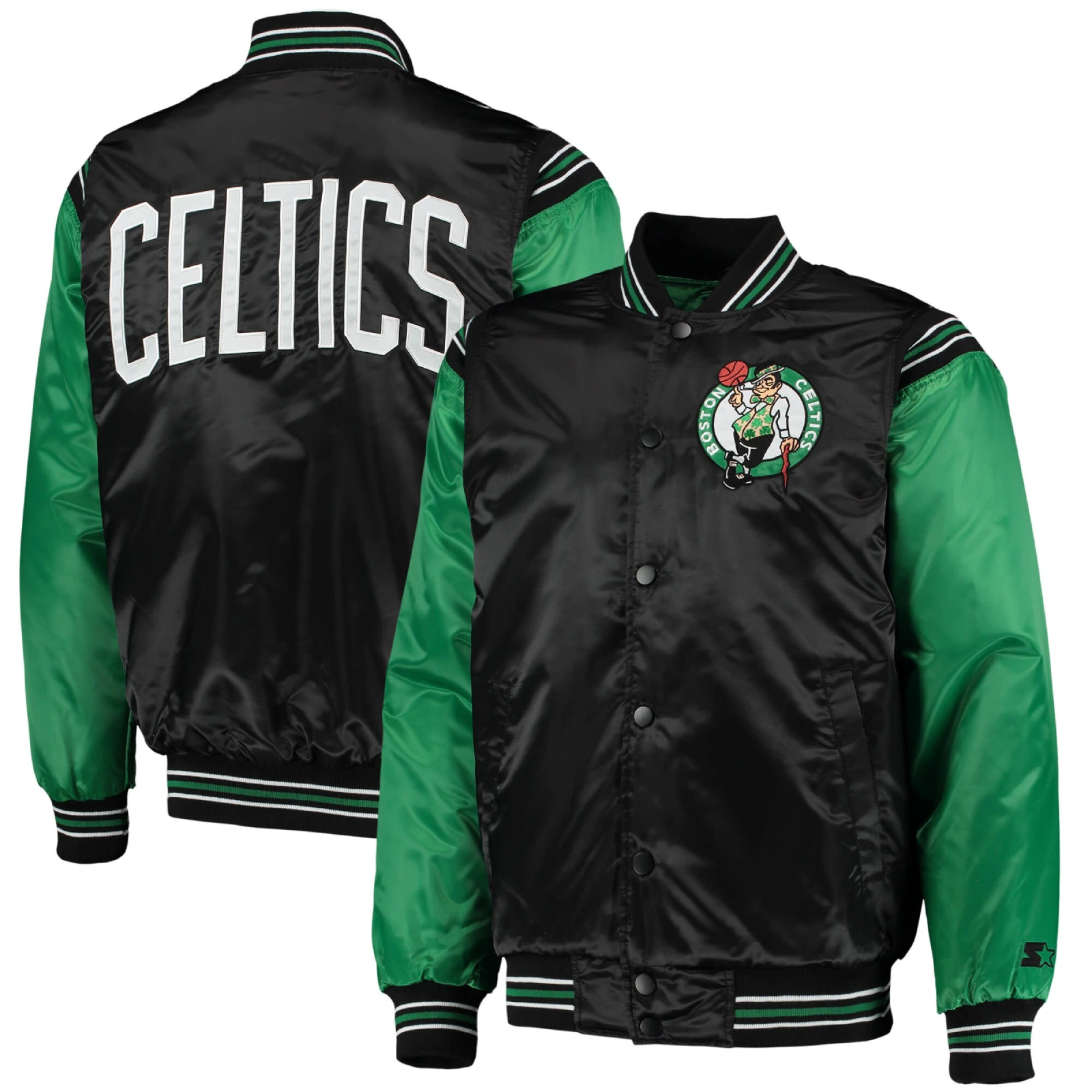 Boston-Celtics-The-Enforcer-Varsity-Satin-Varsity-Jacket-Black-Green-4