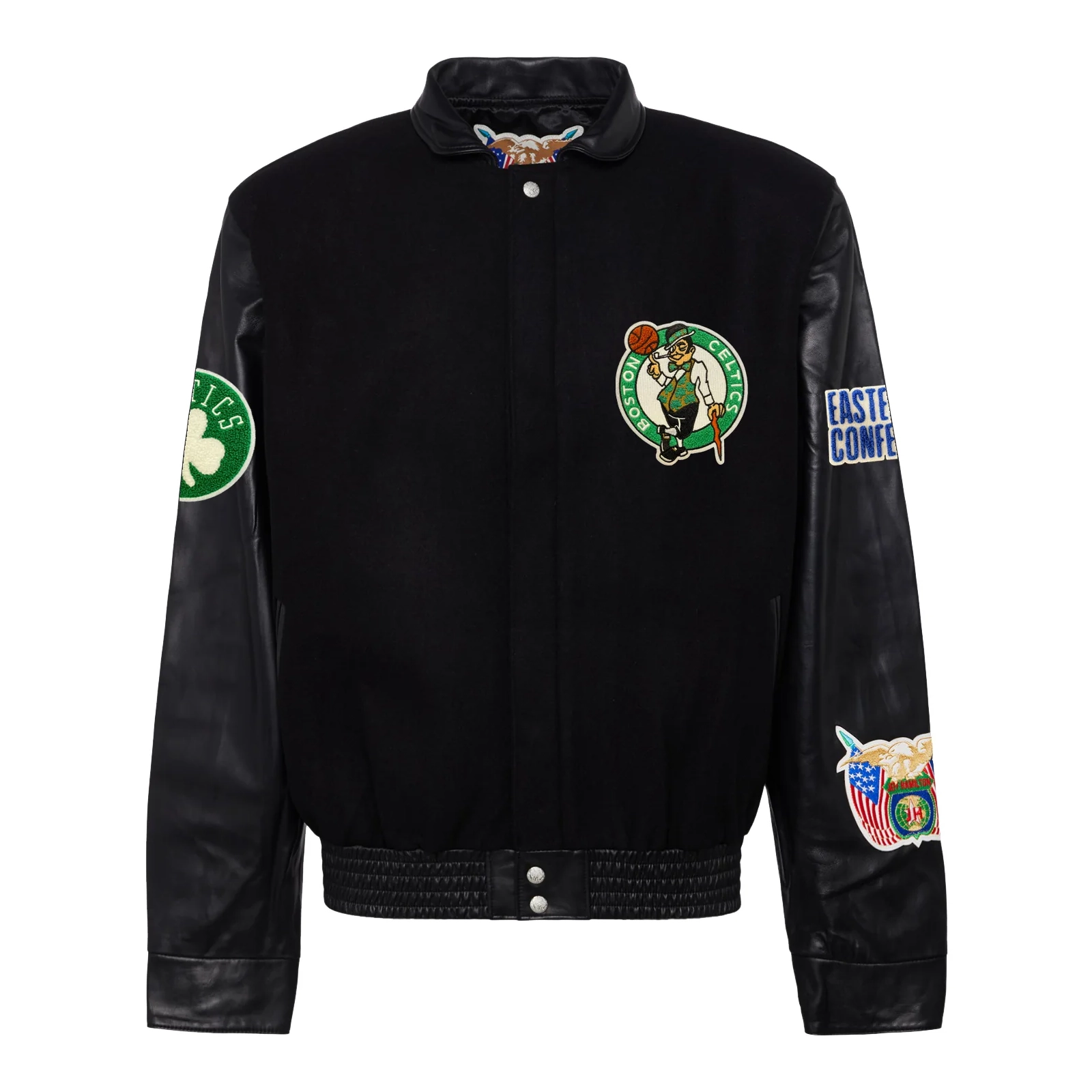 Boston-Celtics-Wool-Leather-Varsity-Jacket-Black-1