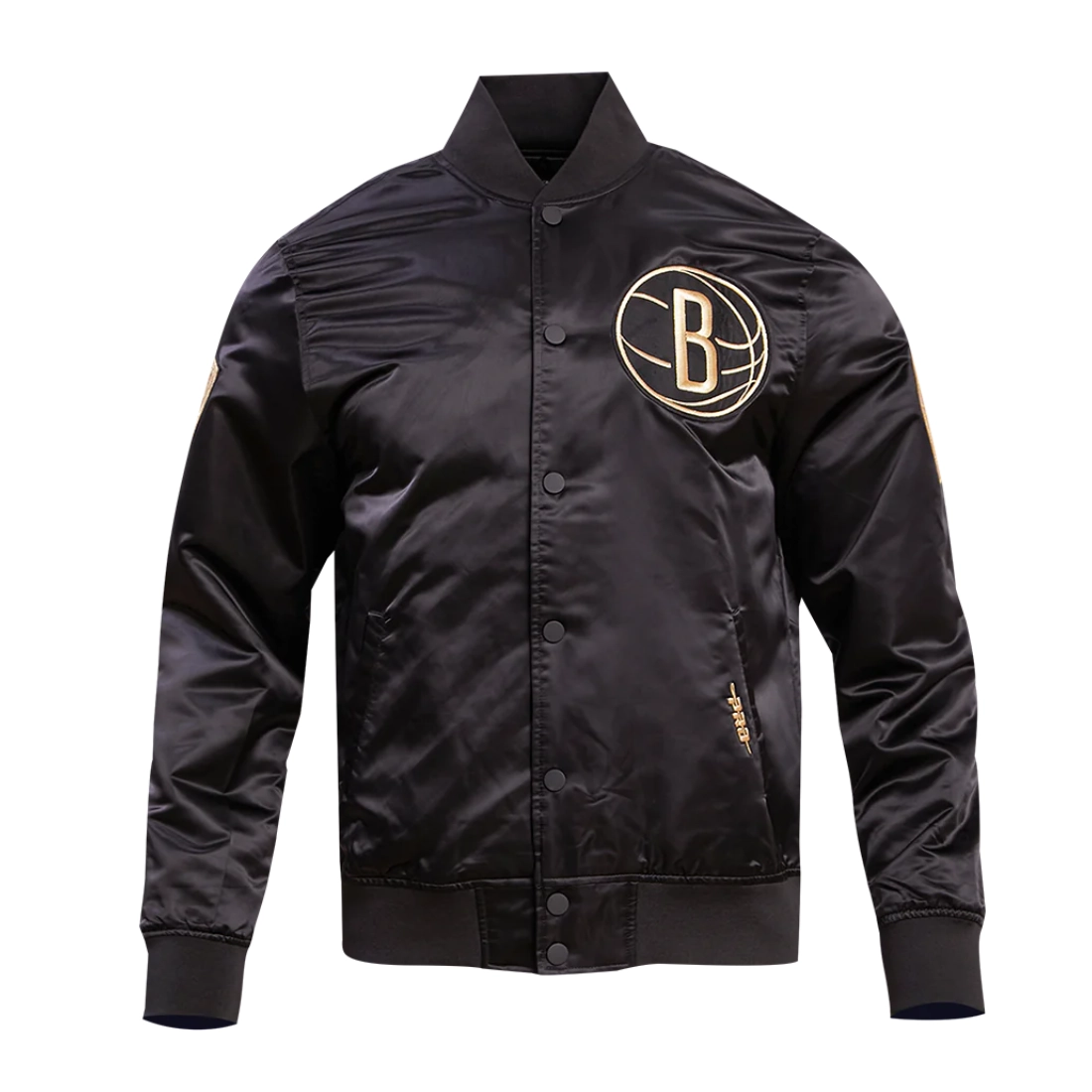 Brooklyn-Nets-Black-Gold-Full-Snap-Satin-Varsity-Jacket-Black-1
