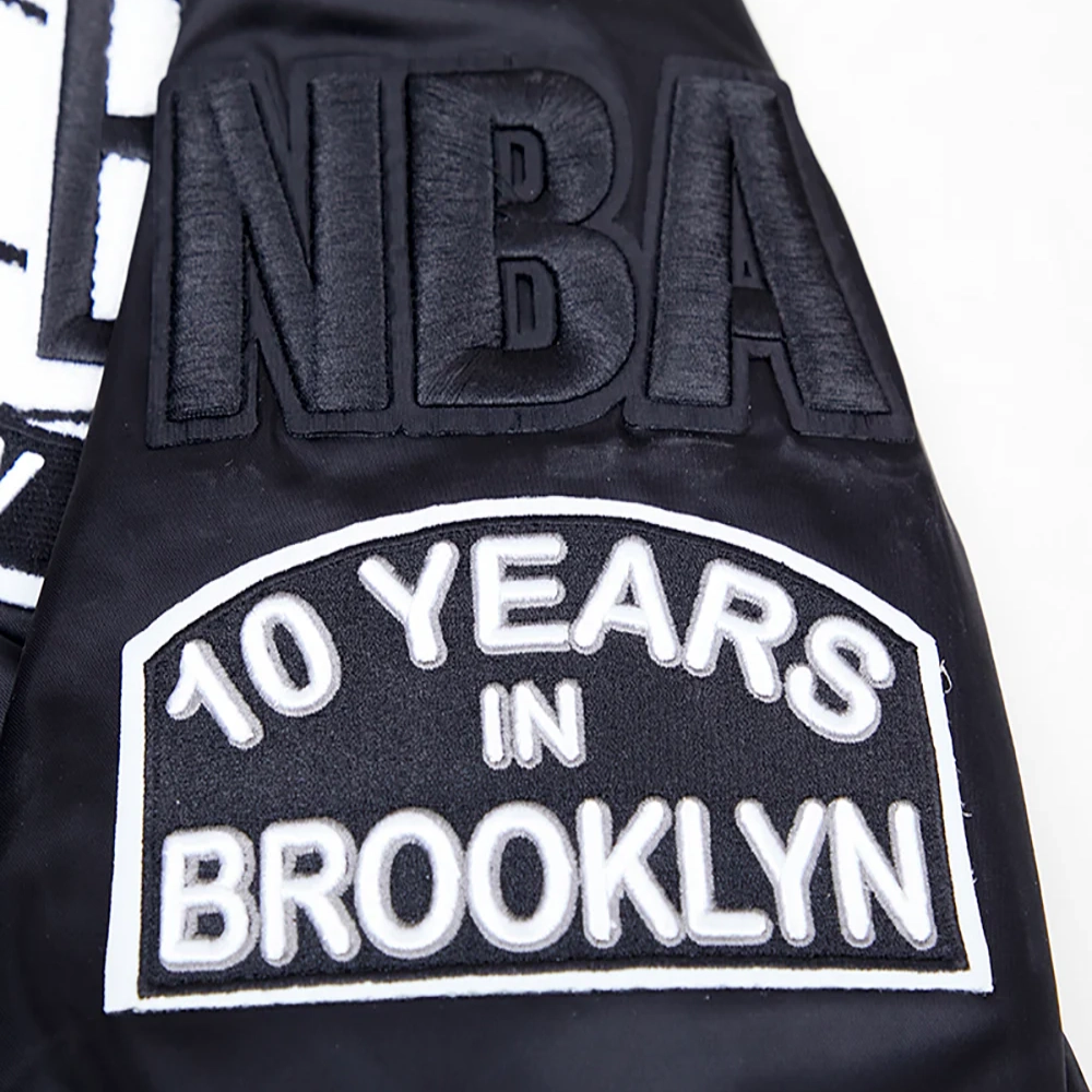 Brooklyn-Nets-Mashup-Full-Snap-Satin-Varsity-Black-Jacket