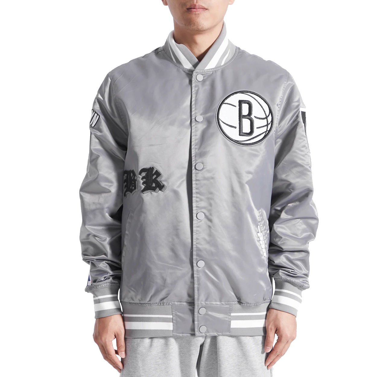 Brooklyn-Nets-Old-English-Rib-Satin-Varsity-Jacket-Gray-1