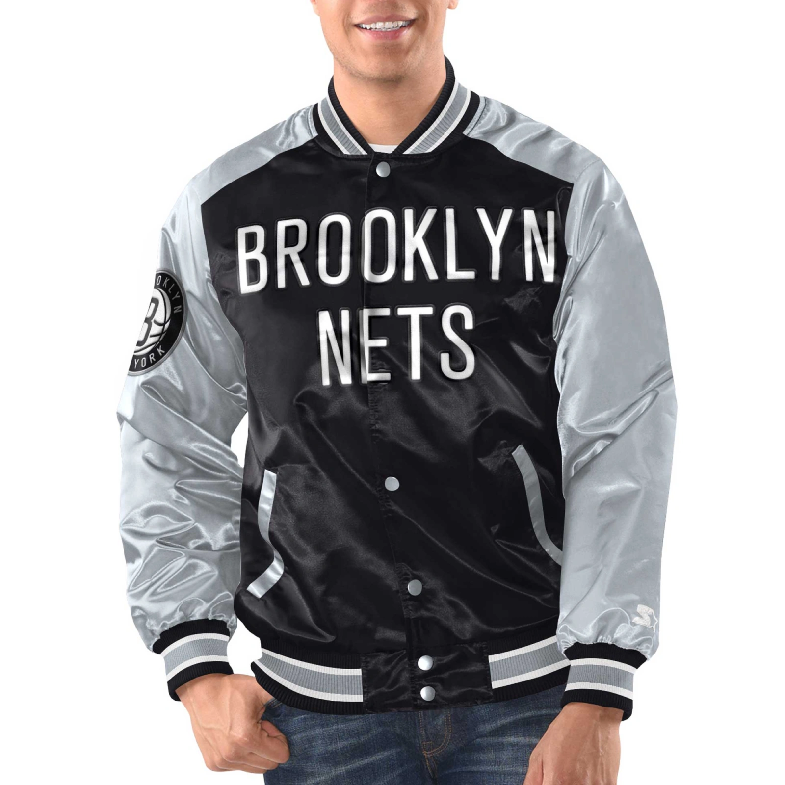 Brooklyn-Nets-Renegade-Satin-Varsity-Jacket-Black-Silver-1