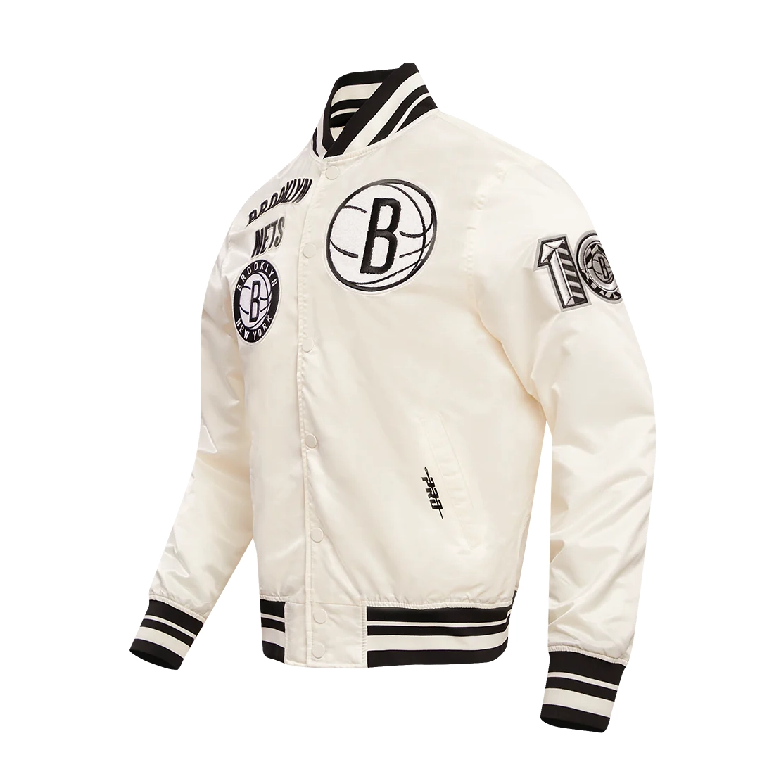 Brooklyn-Nets-Retro-Classic-Full-Snap-Satin-Varsity-Jacket-Cream-2