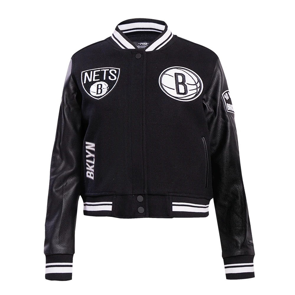 Brooklyn-Nets-Retro-Classic-Womens-Wool-Leather-Varsity-Jacket-Black-1