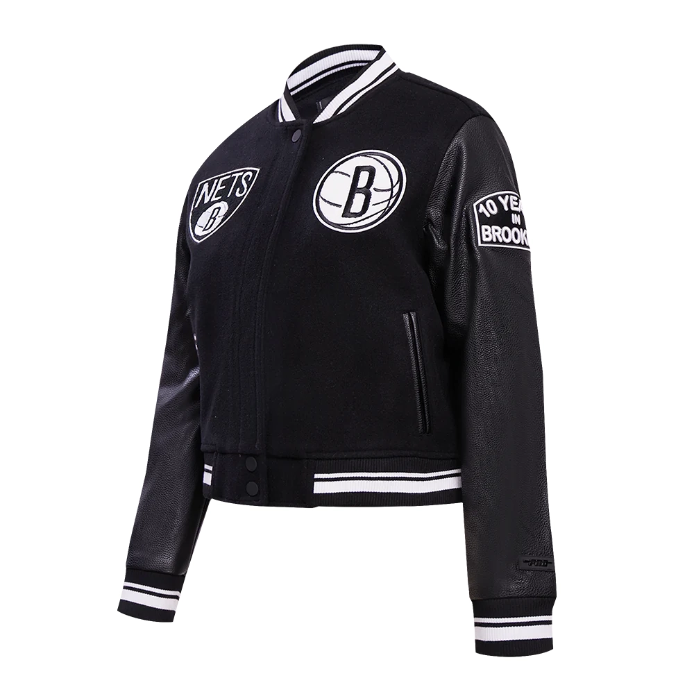 Brooklyn-Nets-Retro-Classic-Womens-Wool-Leather-Varsity-Jacket-Black-2