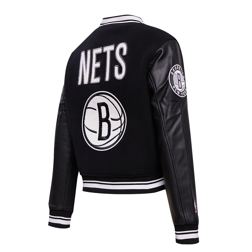 Brooklyn-Nets-Retro-Classic-Womens-Wool-Leather-Varsity-Jacket-Black-3