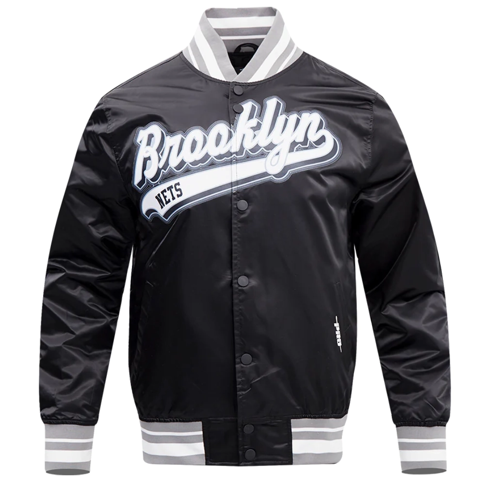 Brooklyn-Nets-Script-Tail-Full-Snap-Satin-Varsity-Jacket-Black-7