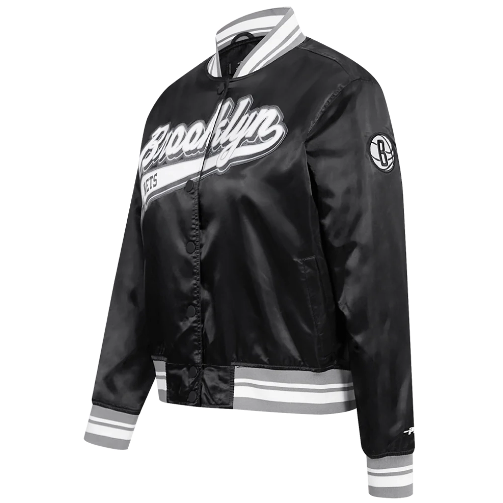 Brooklyn-Nets-Script-Tail-Womens-Full-Snap-Satin-Varsity-Jacket-Black-5