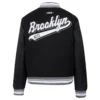 Brooklyn-Nets-Script-Tail-Womens-Wool-Leather-Varsity-Jacket-Black-3