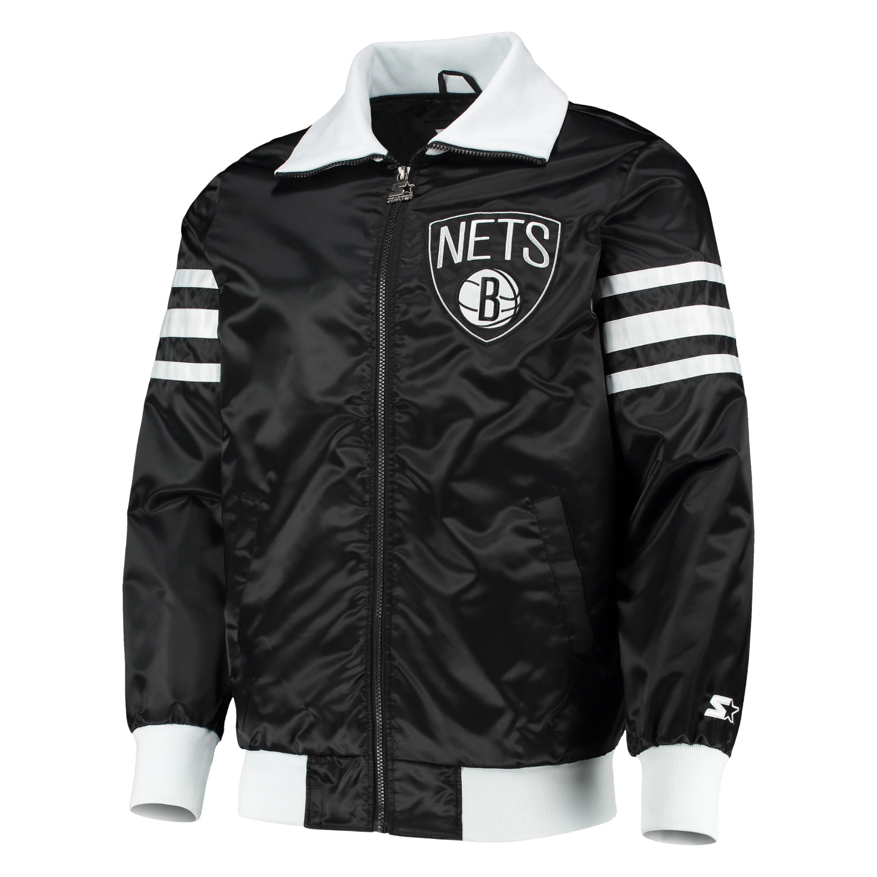 Brooklyn-Nets-The-Captain-II-Satin-Varsity-Jacket-Black-1