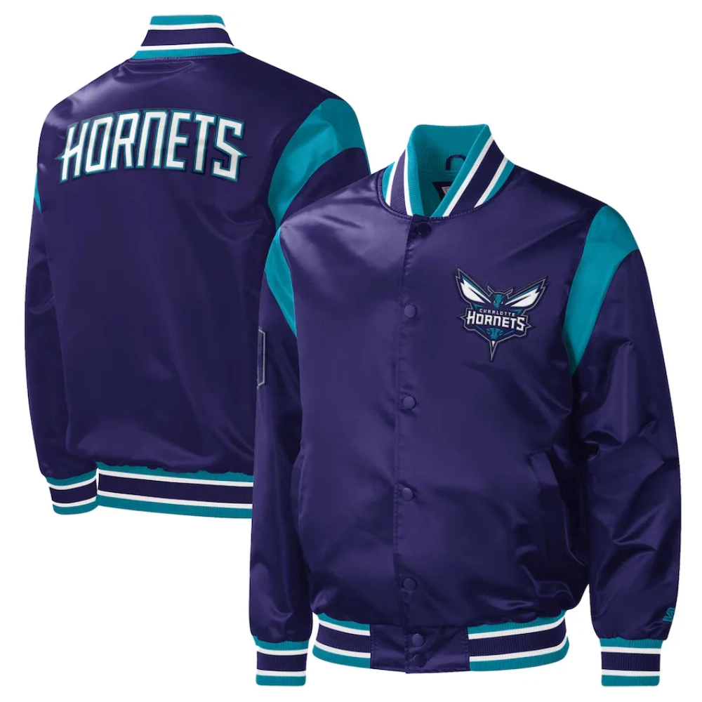 Charlotte-Hornets-Force-Play-Satin-Varsity-Jacket-Purple-3