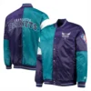 Charlotte-Hornets-Leader-Satin-Varsity-Jacket-–-GreenPurple-4