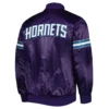 Charlotte-Hornets-Pick-Roll-Full-Snap-Satin-Varsity-Jacket-Purple