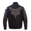 Charlotte-Hornets-Pro-Standard-Black-And-Gold-Varsity-Jacket-4