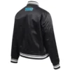 Charlotte-Hornets-Script-Tail-Womens-Full-Snap-Satin-Varsity-Jacket-Black-3