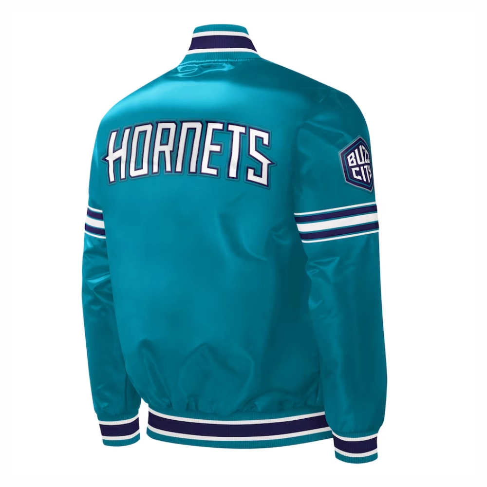 Charlotte-Hornets-Slider-Full-Snap-Satin-Varsity-Jacket-Blue-2