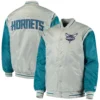 Charlotte-Hornets-The-Enforcer-Varsity-Satin-Varsity-Jacket-Gray-Teal-4