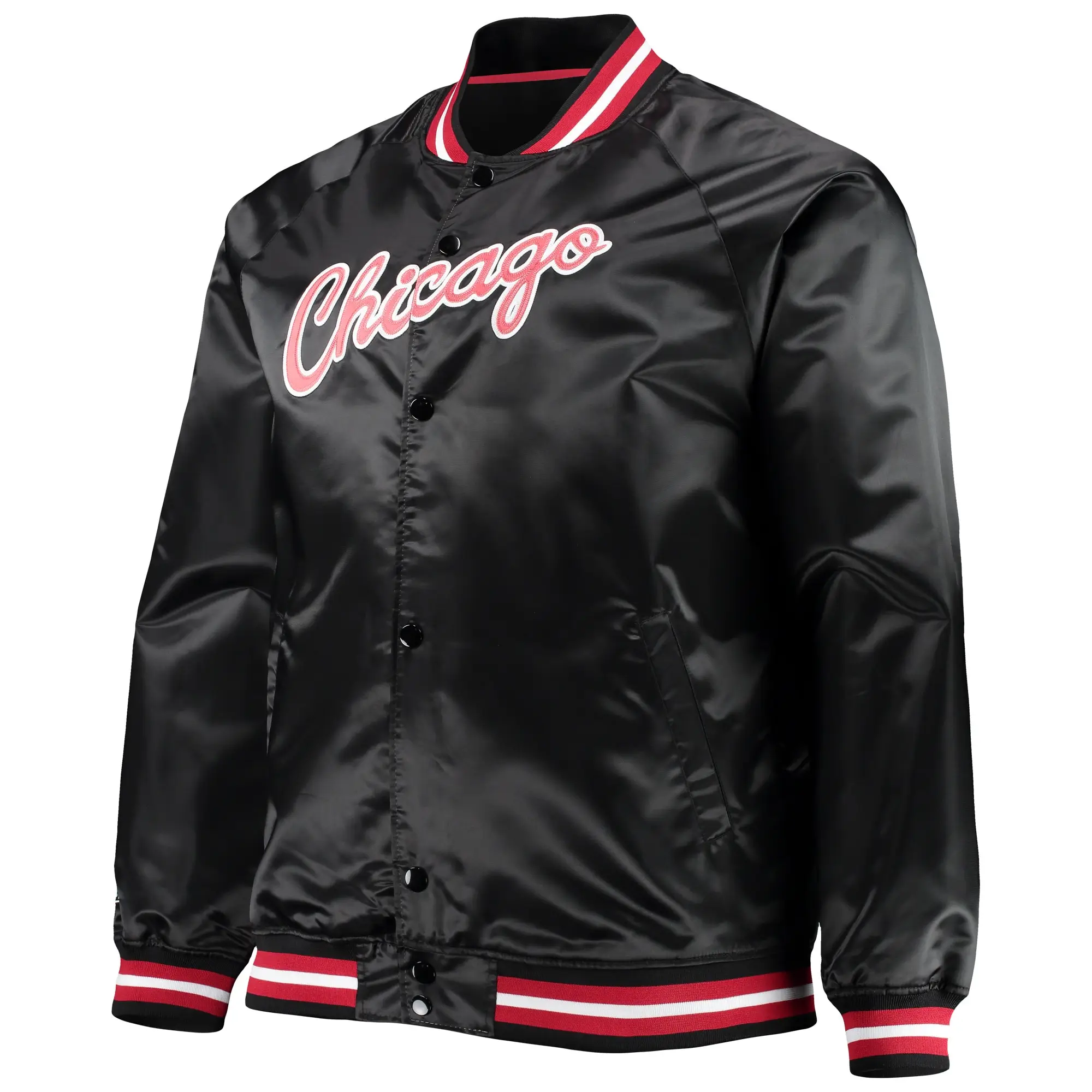 Chicago-Bulls-Big-Tall-Hardwood-Classics-Black-Satin-Varsity-Jacket-1