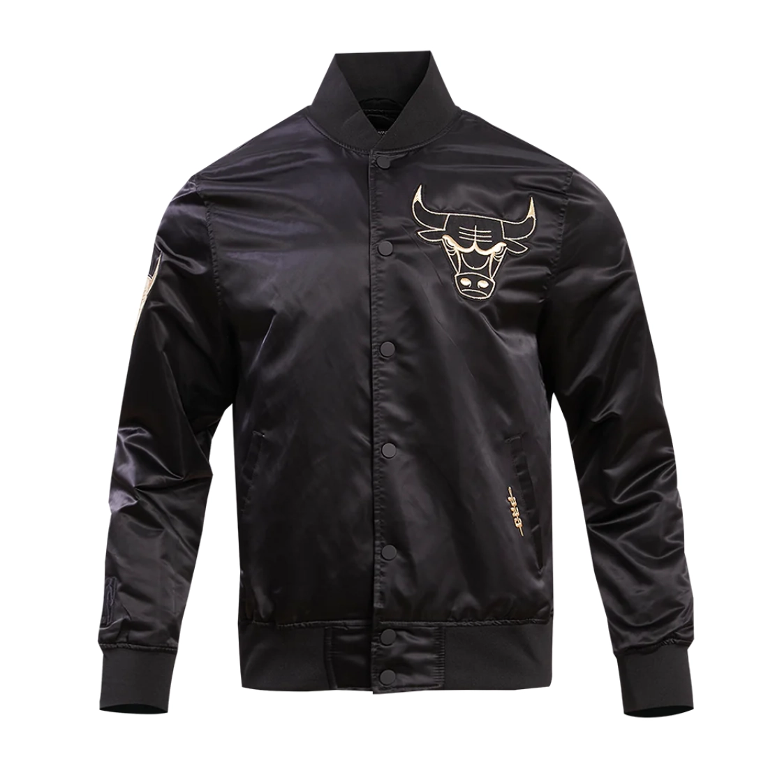 Chicago-Bulls-Black-Gold-Full-Snap-Satin-Varsity-Jacket-Black-1