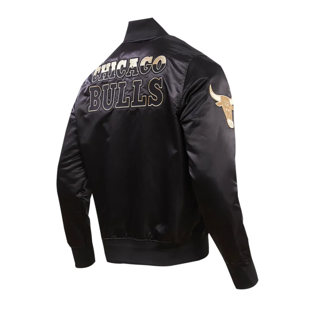 Chicago-Bulls-Black-Gold-Full-Snap-Satin-Varsity-Jacket-Black-3