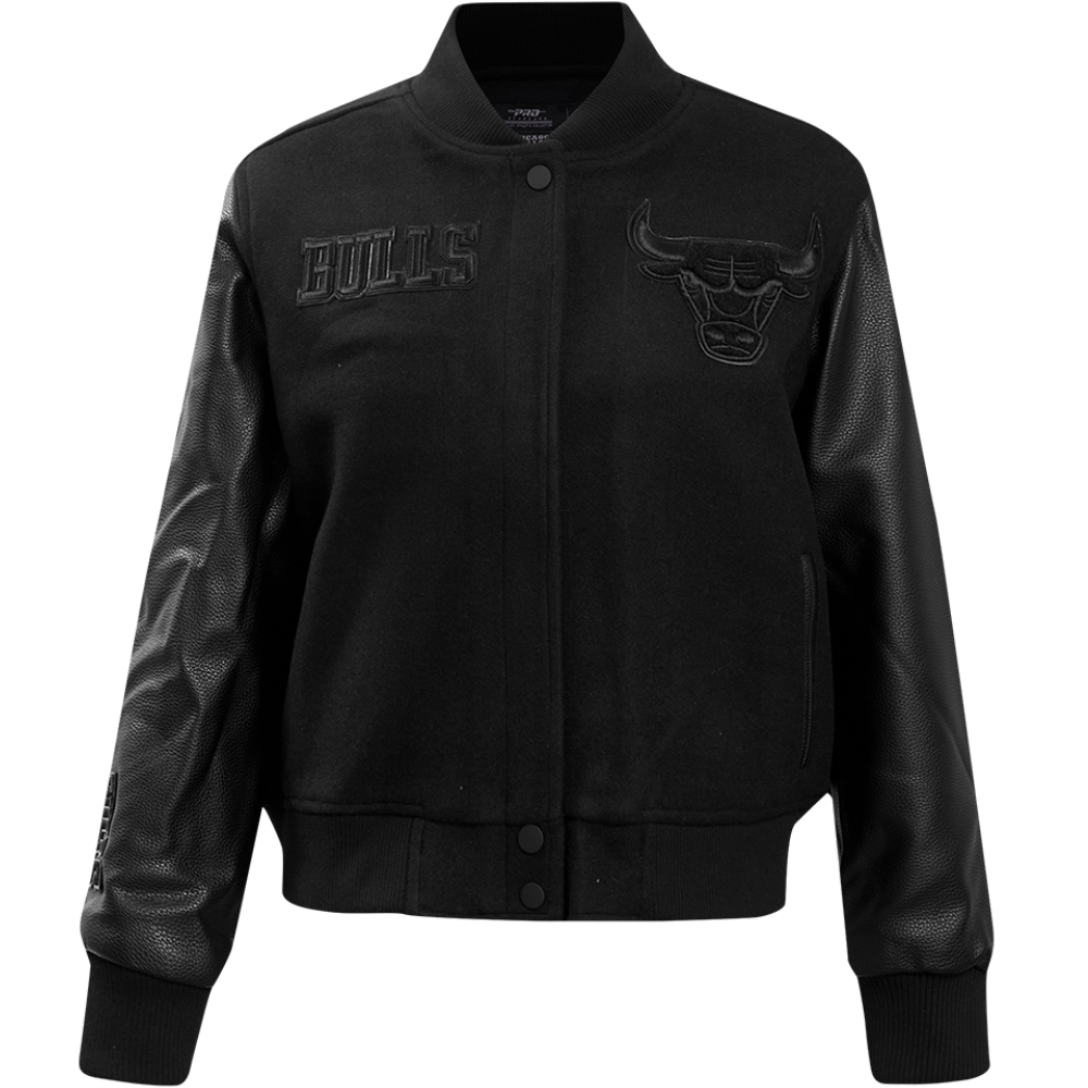 Chicago-Bulls-Black-Wool-Leather-Varsity-Jacket-1