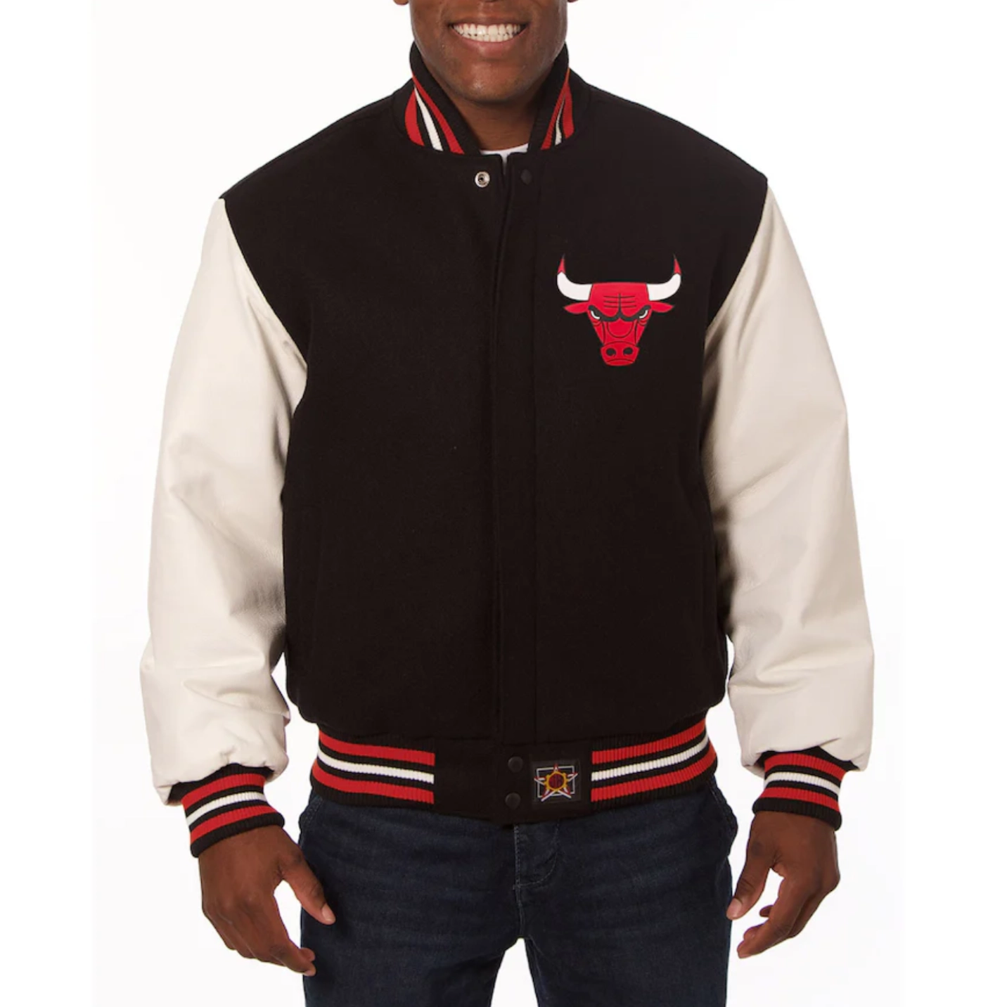 Chicago-Bulls-Domestic-Two-Tone-Wool-and-Leather-Jacket-Black-White-1