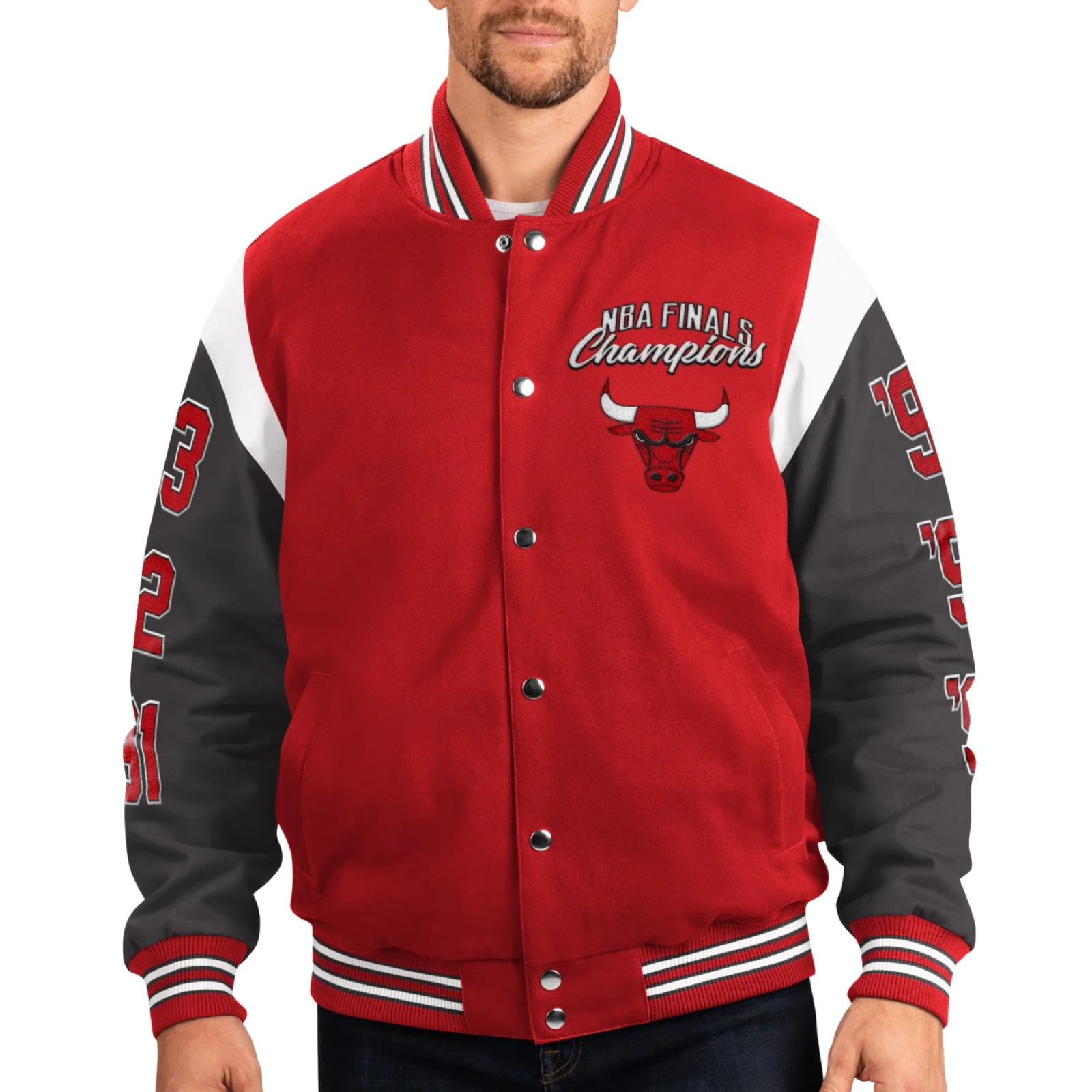 Chicago-Bulls-Franchise-Red-Black-Wool-Varsity-Jacket-1