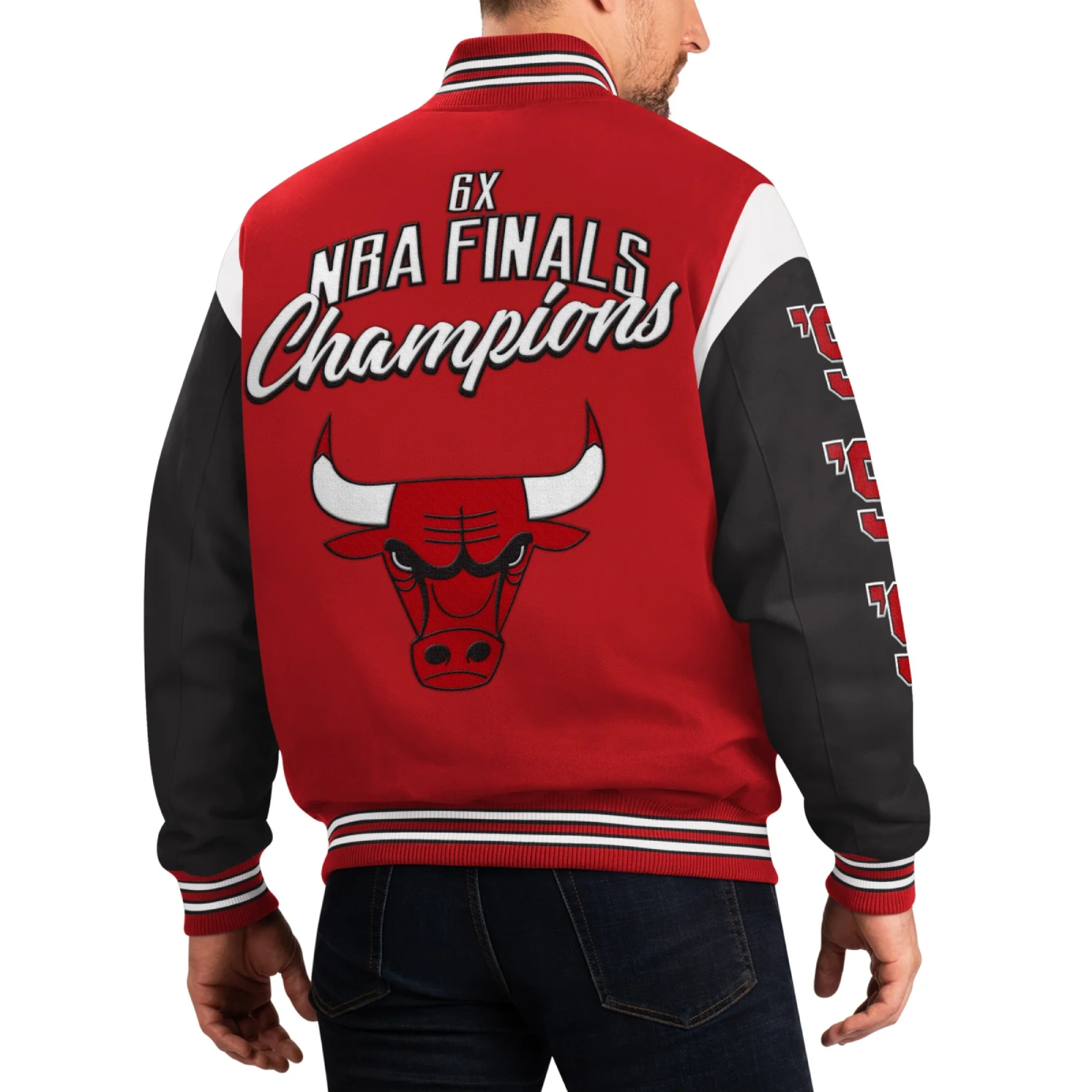 Chicago-Bulls-Franchise-Red-Black-Wool-Varsity-Jacket-2
