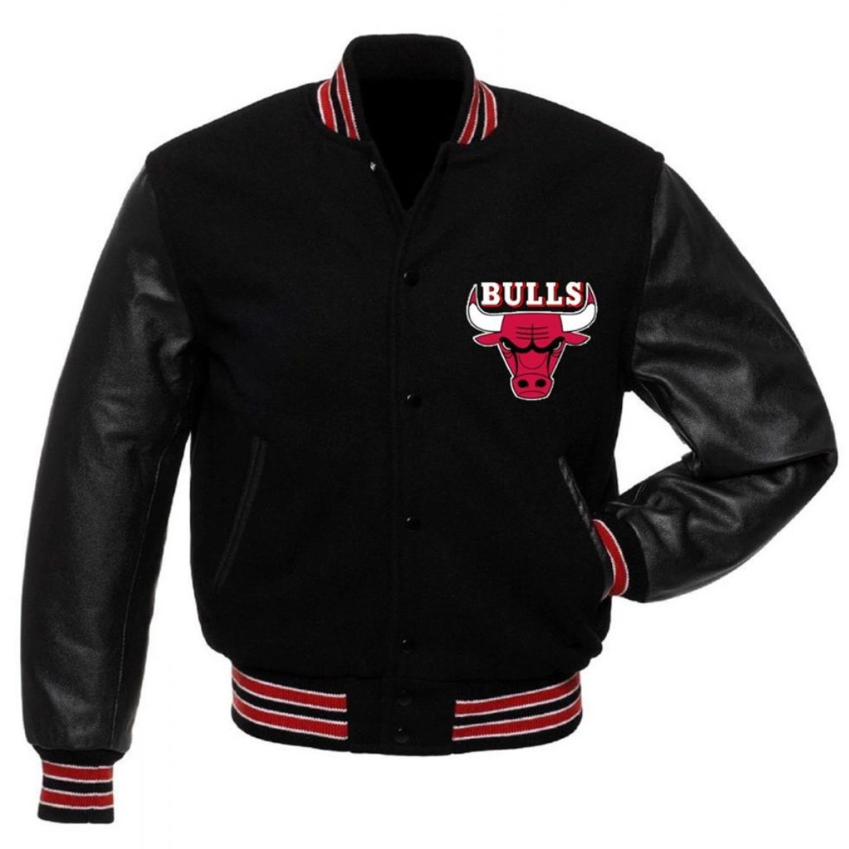Chicago-Bulls-Letterman-Wool-Leather-Varsity-Jacket-Black-1