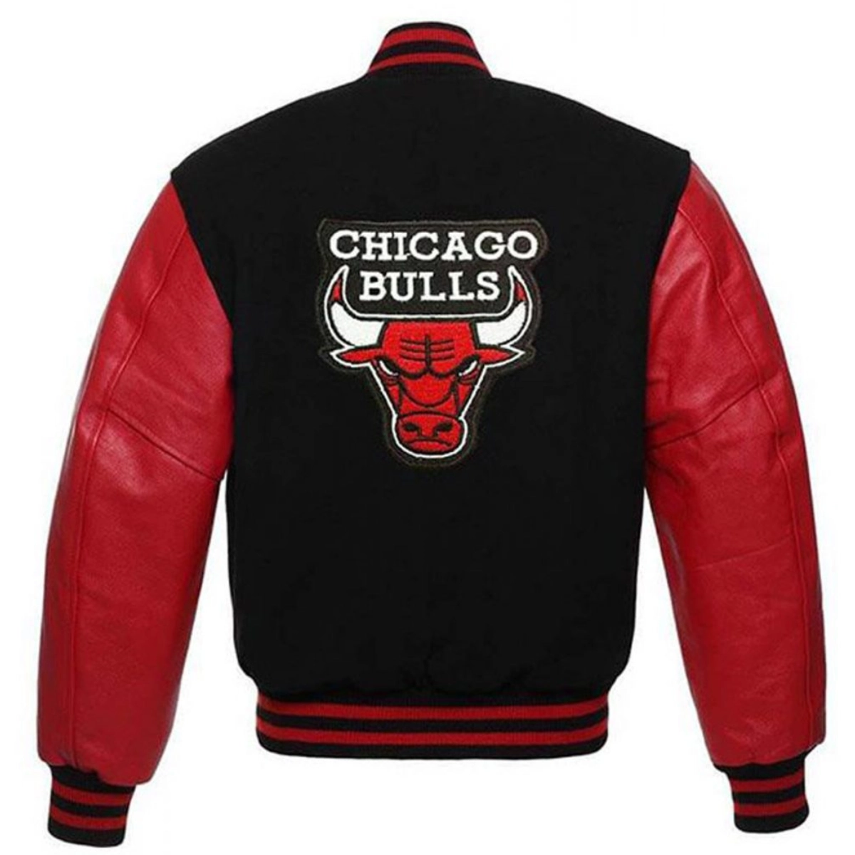 Chicago-Bulls-Letterman-Wool-Leather-Varsity-Jacket-BlackRed-2-1