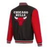 Chicago-Bulls-Logo-Red-Black-Satin-Varsity-Jacket-2