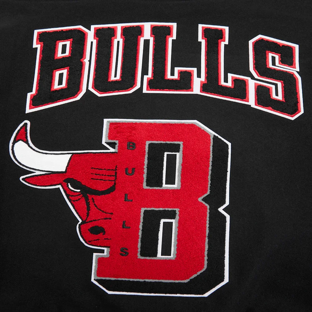 Chicago-Bulls-Mashup-Black-Wool-Leather-Varsity-Jacket-5