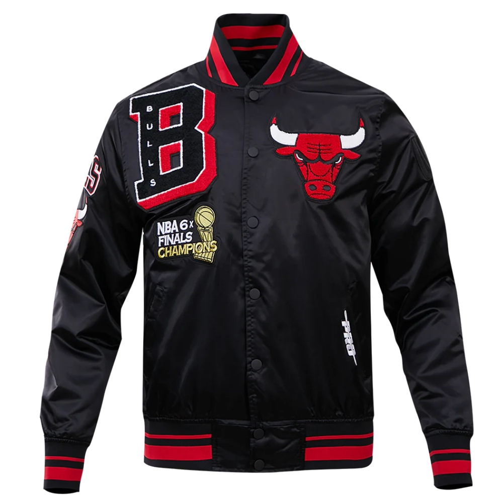 Chicago-Bulls-Mashup-Full-Snap-Satin-Varsity-Jacket-Black-8