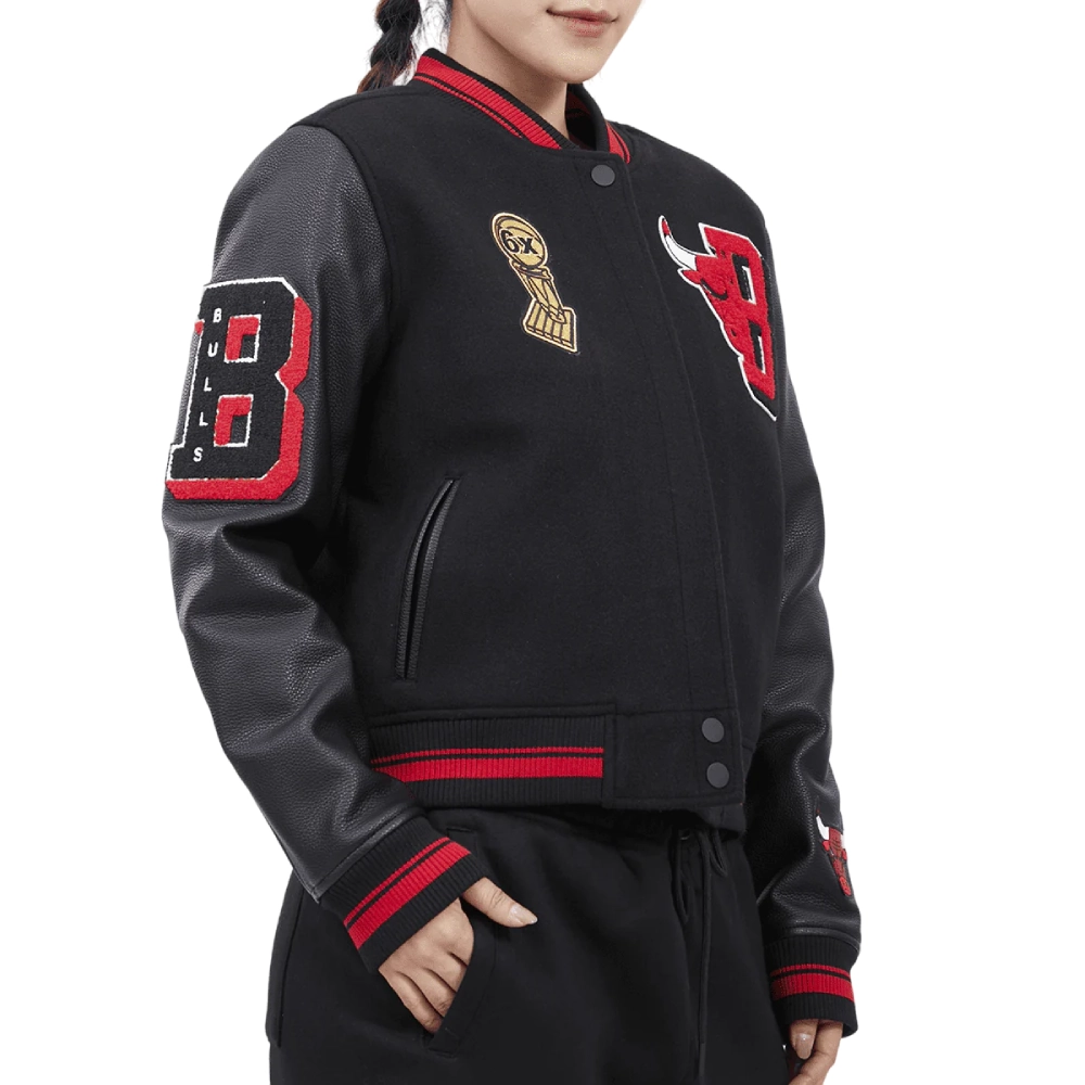 Chicago-Bulls-Mashup-Womens-Wool-Leather-Varsity-Black-Jacket-Black