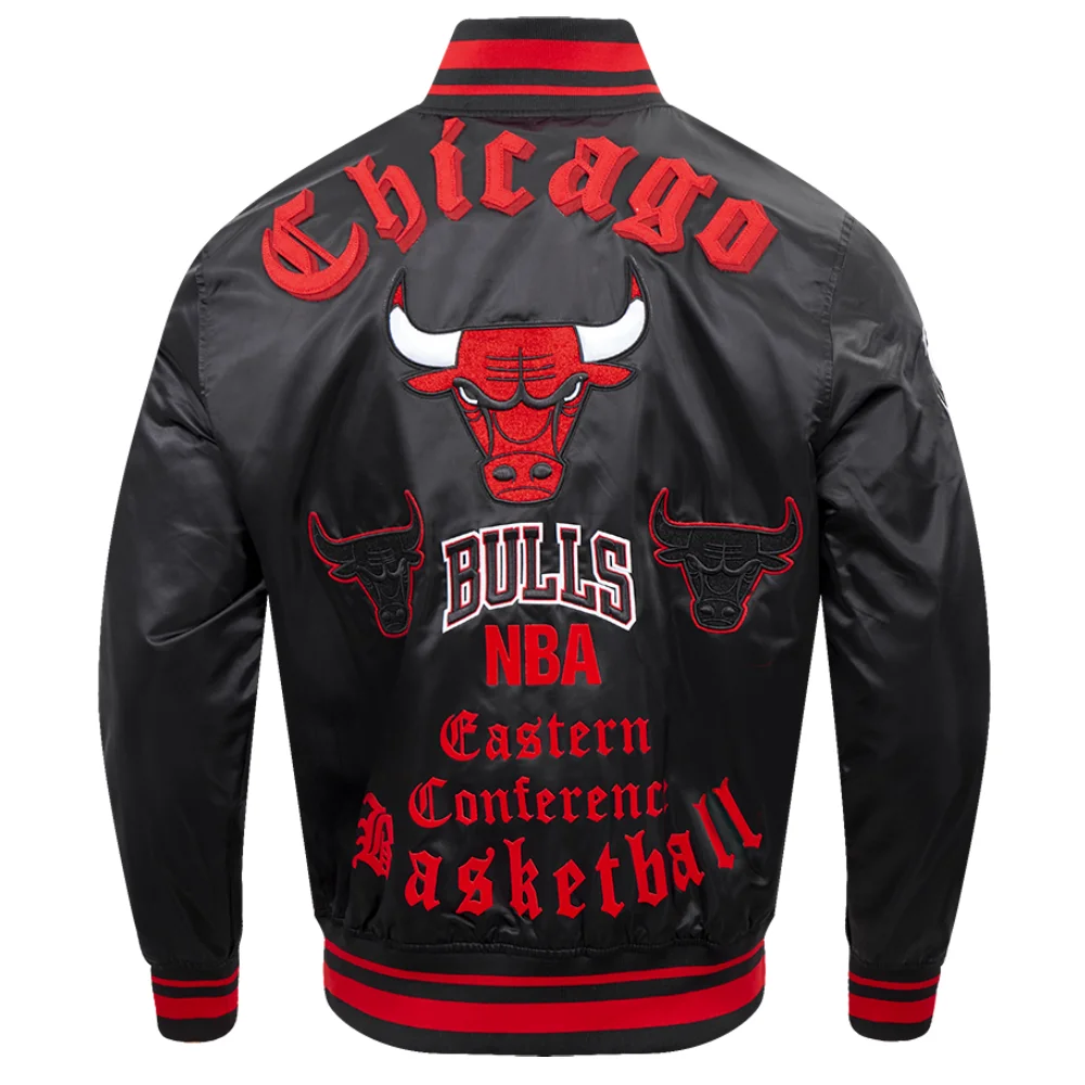 Chicago-Bulls-Old-English-Full-Snap-Satin-Varsity-Jacket-Black-7-1