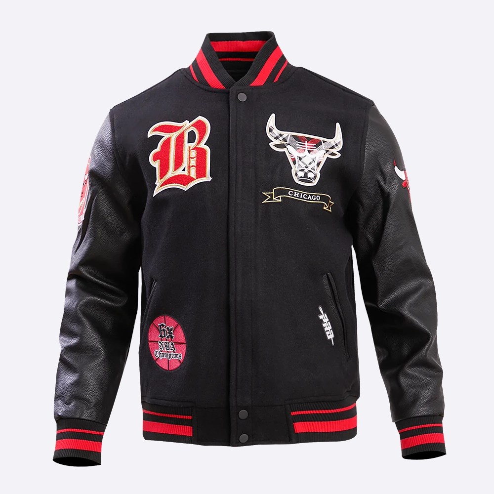 Chicago-Bulls-Pro-Prep-Black-Wool-And-Leather-Varsity-Jacket-2
