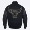 Chicago-Bulls-Pro-Standard-Logo-Black-And-Gold-Varsity-Jacket-4