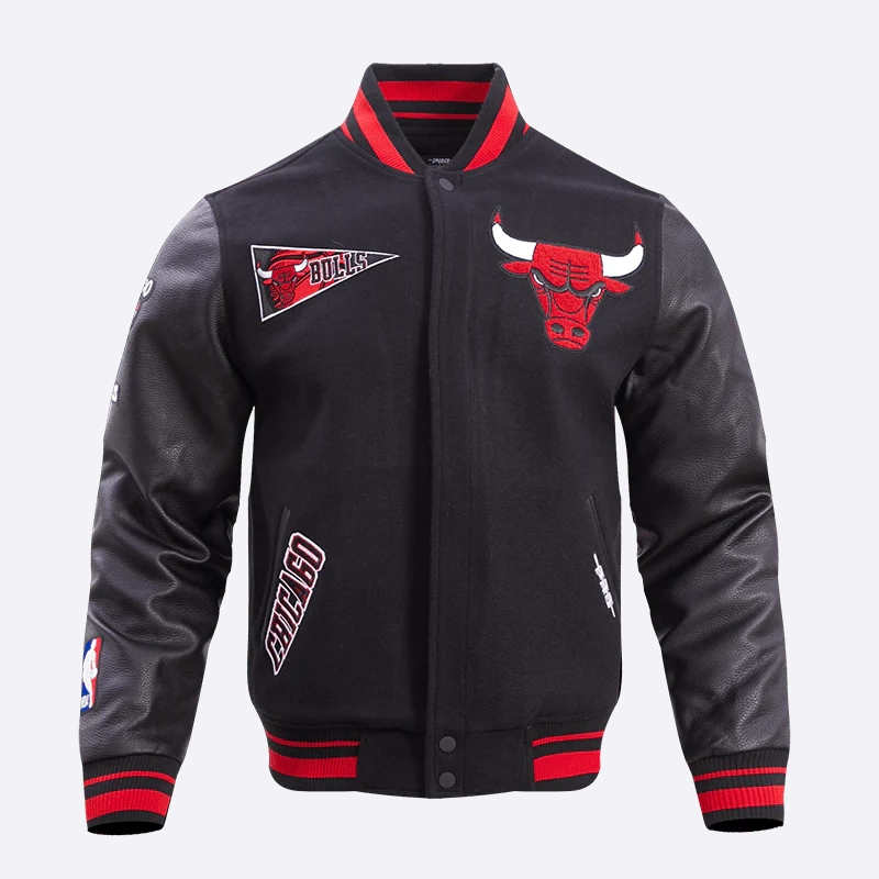 Chicago-Bulls-Retro-Classic-Black-Wool-And-Leather-Varsity-Jacket-2