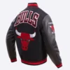 Chicago-Bulls-Retro-Classic-Black-Wool-And-Leather-Varsity-Jacket-3