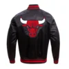Chicago-Bulls-Retro-Classic-Full-Snap-Satin-Varsity-Jacket-Black-4