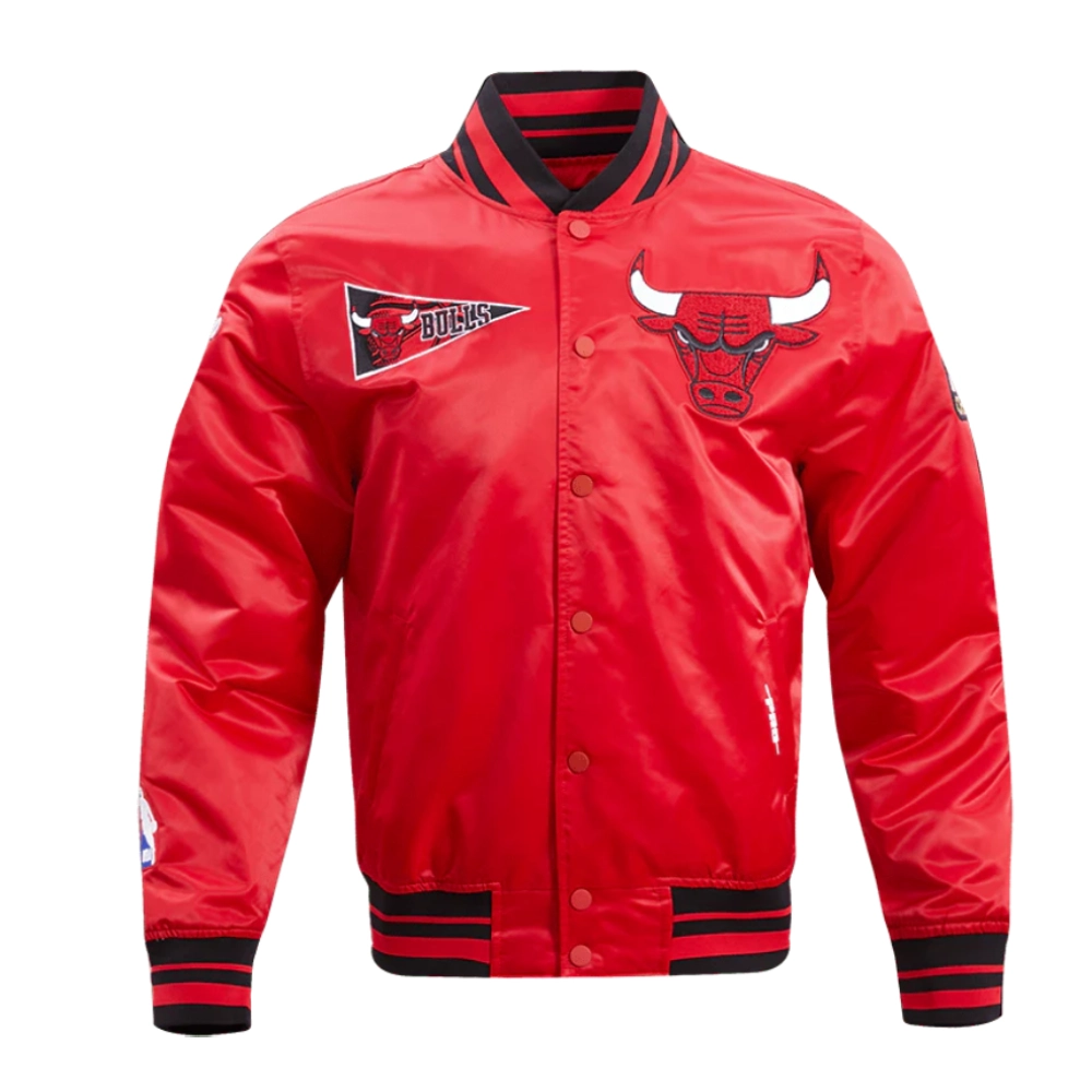 Chicago-Bulls-Retro-Classic-Full-Snap-Satin-Varsity-Jacket-Red-1