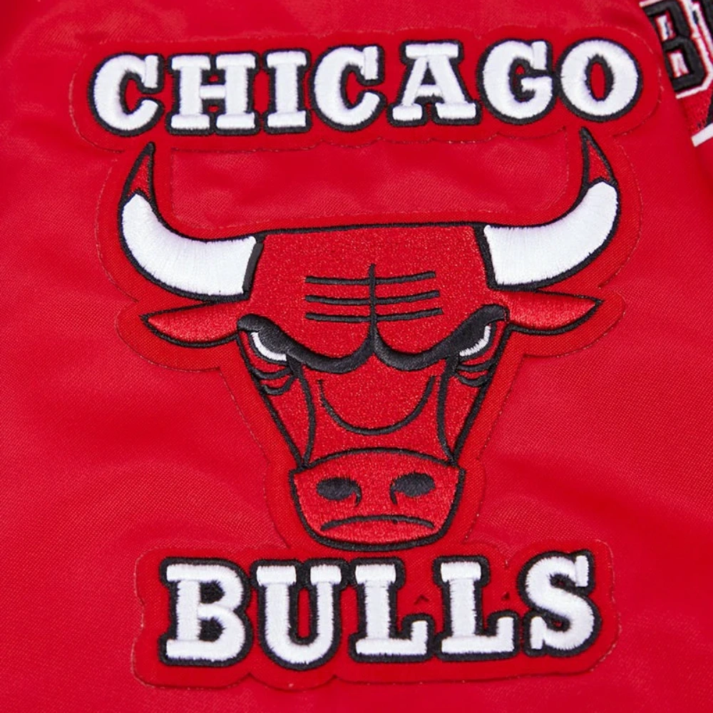 Chicago-Bulls-Retro-Classic-Full-Snap-Satin-Varsity-Jacket-Red-5