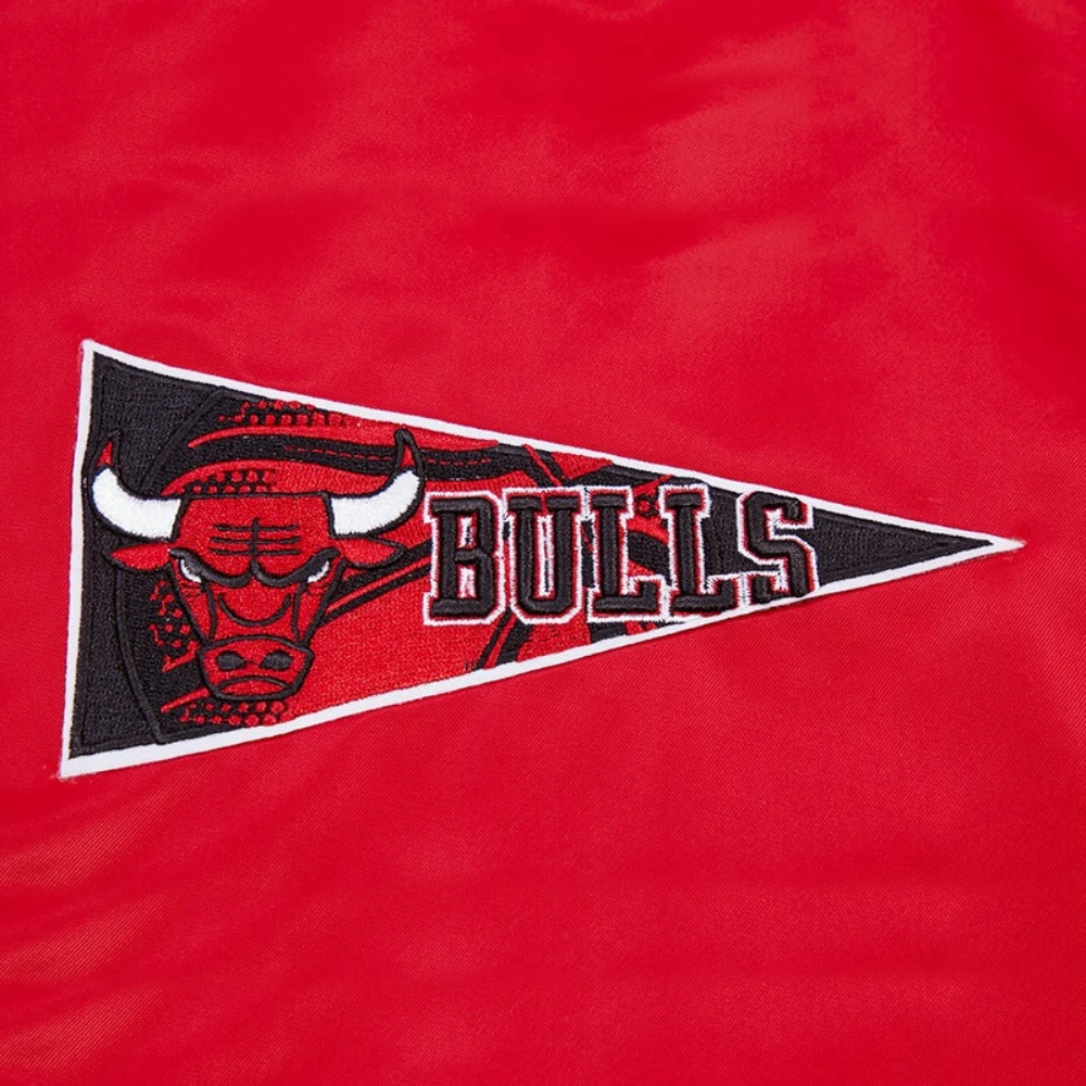 Chicago-Bulls-Retro-Classic-Full-Snap-Satin-Varsity-Jacket-Red-7