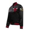 Chicago-Bulls-Retro-Classic-Womens-Full-Snap-Satin-Varsity-Jacket-Black-2