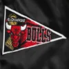 Chicago-Bulls-Retro-Classic-Womens-Full-Snap-Satin-Varsity-Jacket-Black-6