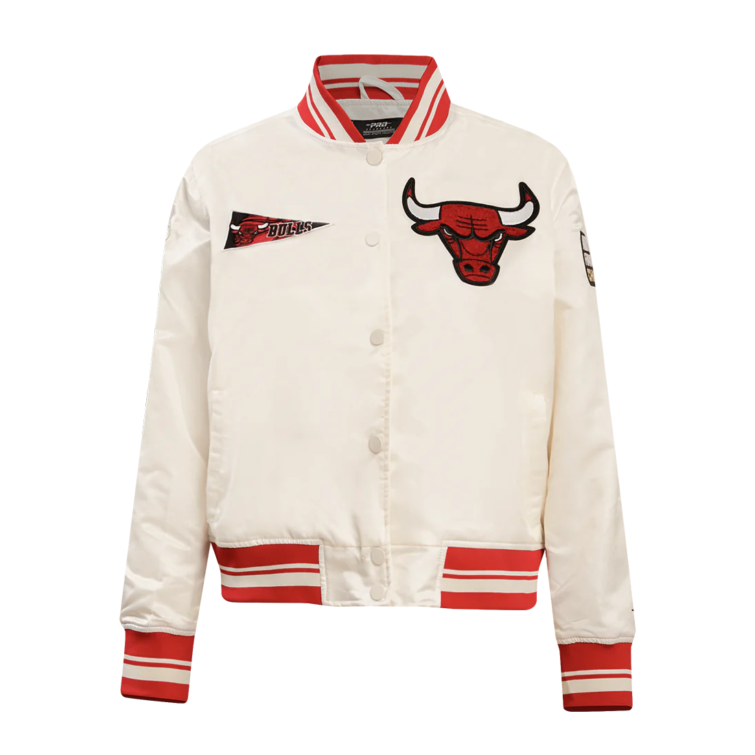 Chicago-Bulls-Retro-Classic-Womens-Full-Snap-Satin-Varsity-Jacket-Cream-1